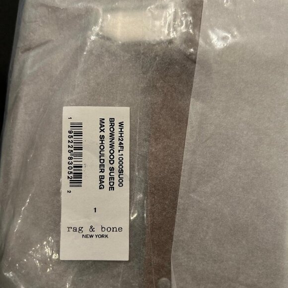 RAG & BONE Max Convertible Shoulder Bag In Brown Suede NIP - Picture 6 of 7